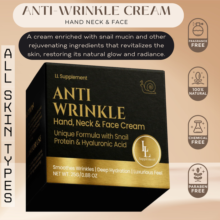 LL Supplement Anti-Wrinkle Hand, Neck & Face Cream