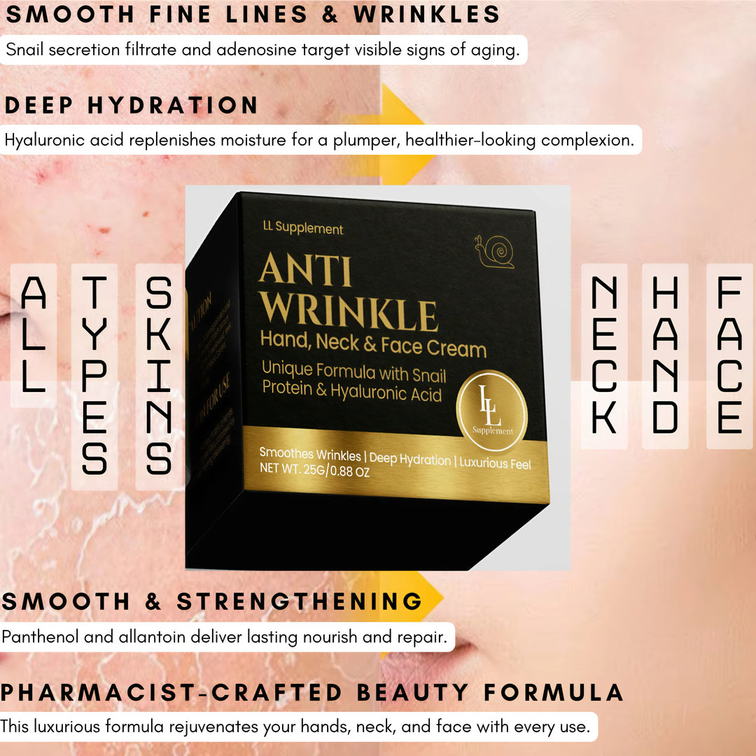 LL Supplement Anti-Wrinkle Hand, Neck & Face Cream