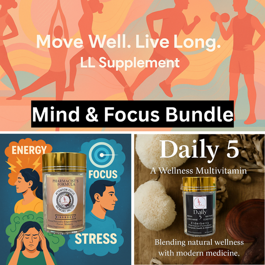 Clarity & Resilience Set: Healthy Mind & Focus LL Supplement